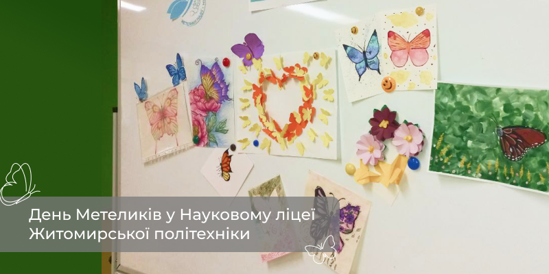 День Метеликів у Науковому ліцеї Житомирської політехніки